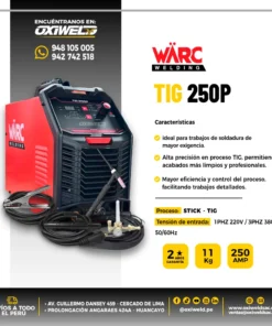 Máquina de soldar WARC TIG 250P