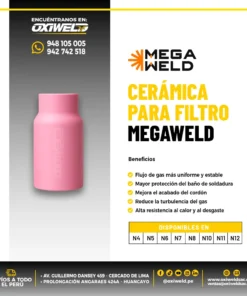 Cerámica Filtro para Soldadura TIG