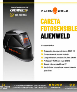 CARETA FOTOSENSIBLE ALIENWELD