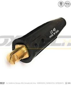 CONECTOR MACHO MEDIA LUNA - LC40 / 350A