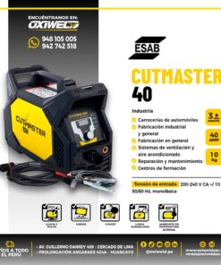 Cortadora Plasma ESAB Cutmaster 40 Industrial 40A