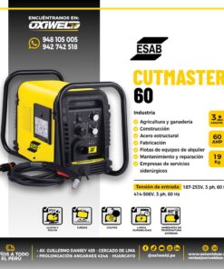 Cortadora Plasma ESAB Cutmaster 60 Industrial 60A