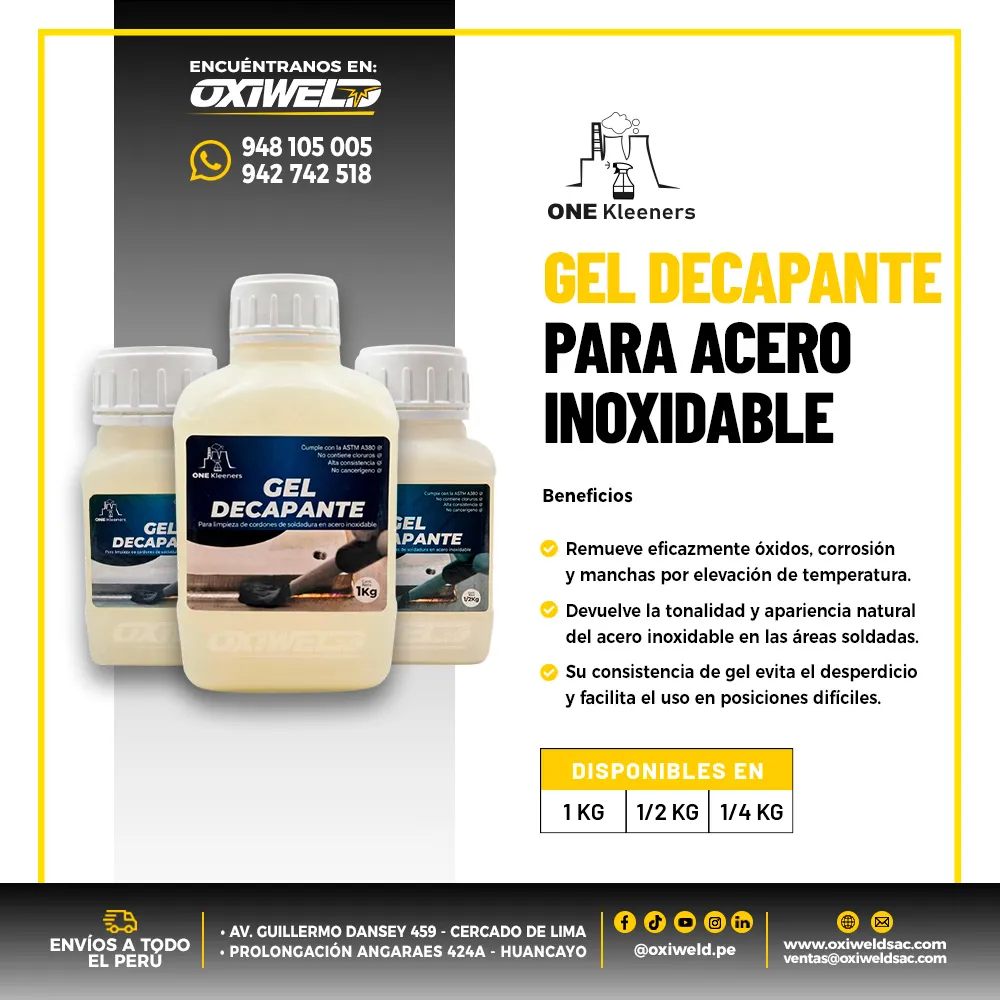 GEL DECAPANTE PARA INOXIDABLE