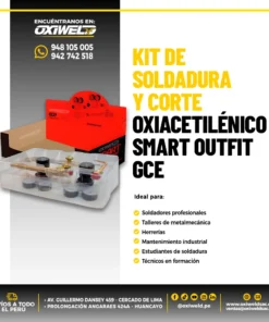 KIT DE SOLDADURA Y CORTE OXIACETILÉNICO SMART OUTFIT GCE