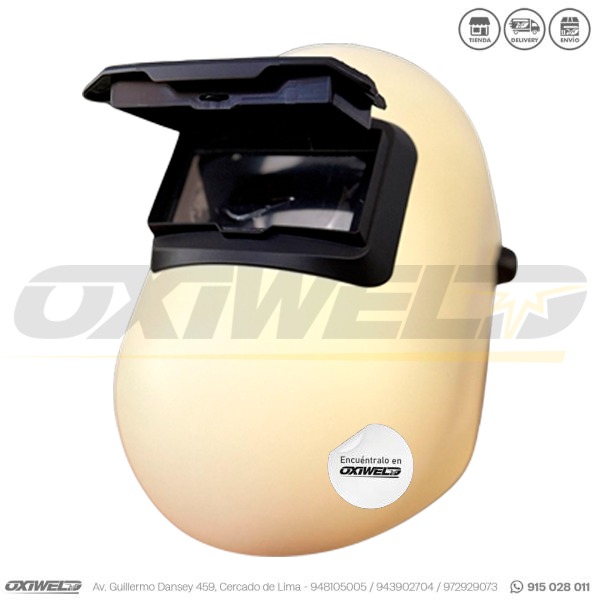 CARETA DE SOLDAR TIPO HUEVITO VISOR LENVANTABLE - Imagen 2