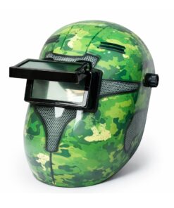 Careta de Soldar Huevito Guerra Weldwell Visor Levantable