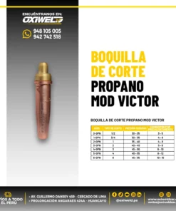 BOQUILLA DE CORTE PROPANO :MOD VICTOR
