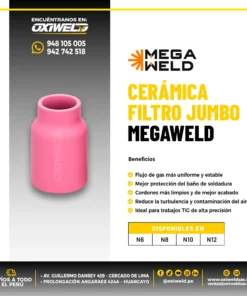 CERAMICA PARA GAS LENS JUMBO
