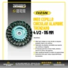 INOX CEPILLO CIRCULAR DE ALAMBRE TRENZADO