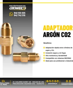 Adaptador Argón CO2