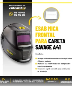 ESAB LENTE MICA FRONTAL CARETA SAVAGE A41