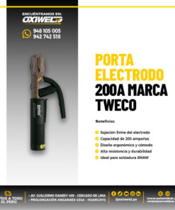 WELDSKILL PORTA ELECTRODO 200 AMP WELDSKILL