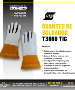 ESAB GUANTES TIG T3000