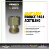 ADAPTADOR BRONCE PARA ACETILENO